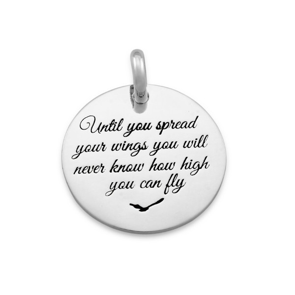 Candid 'Until You Spread Your Wings' Pendant