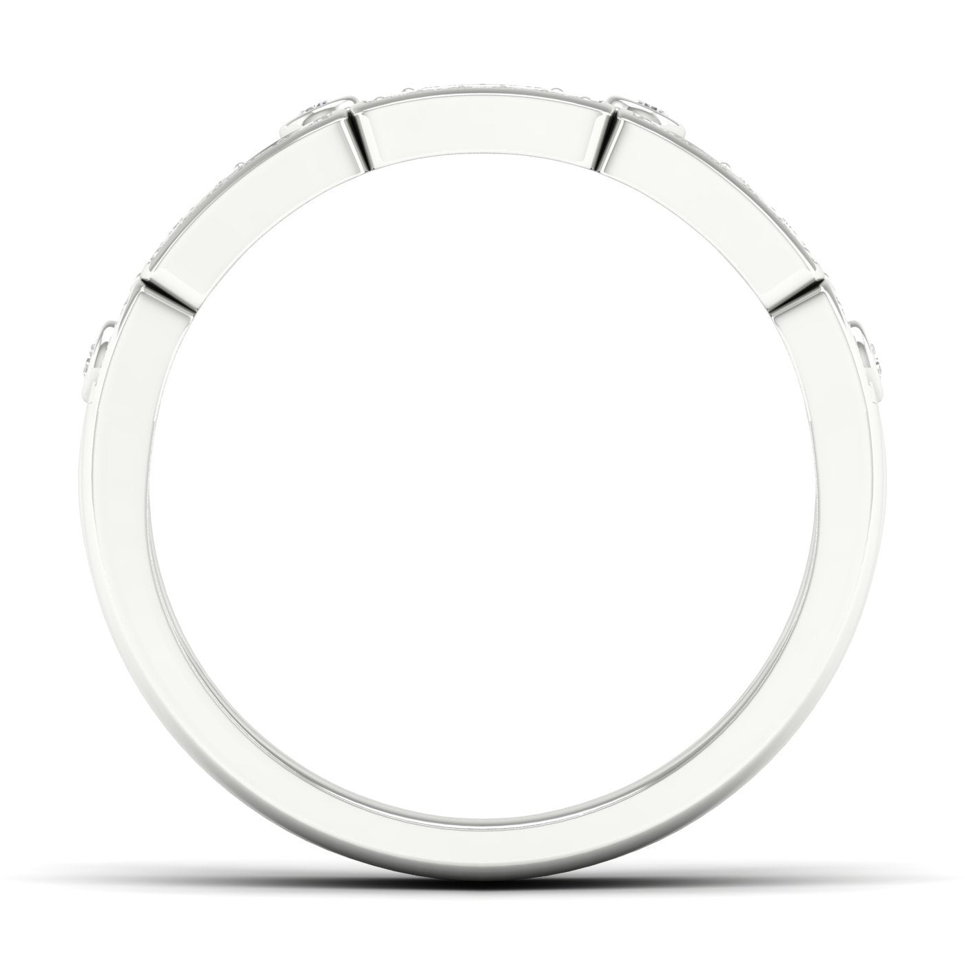 9Ct White Gold 0.25Ct Diamond Ring Set