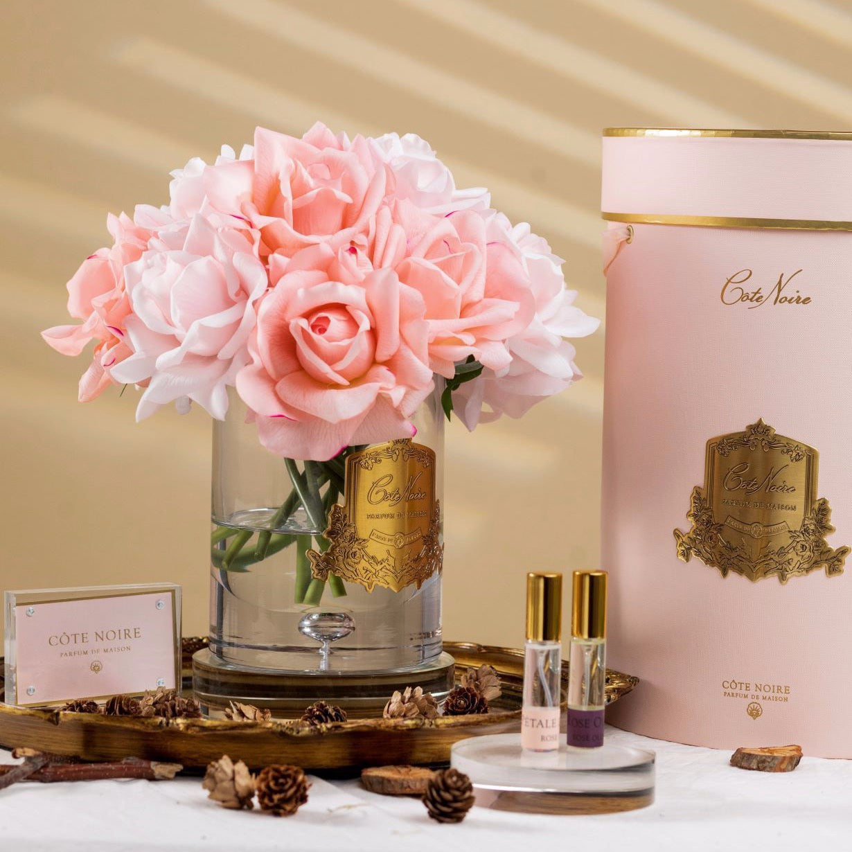 COTE NOIRE Luxury Grand Bouquet - Mixed Pinks