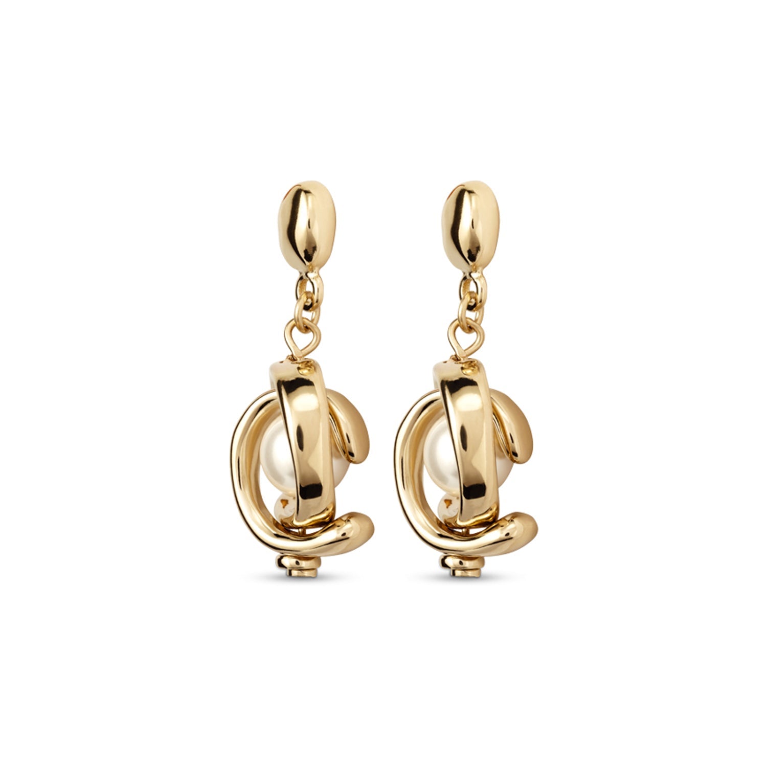 UNOde50 Planets Earrings Gold