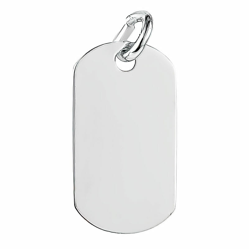Sterling Silver ID Tag