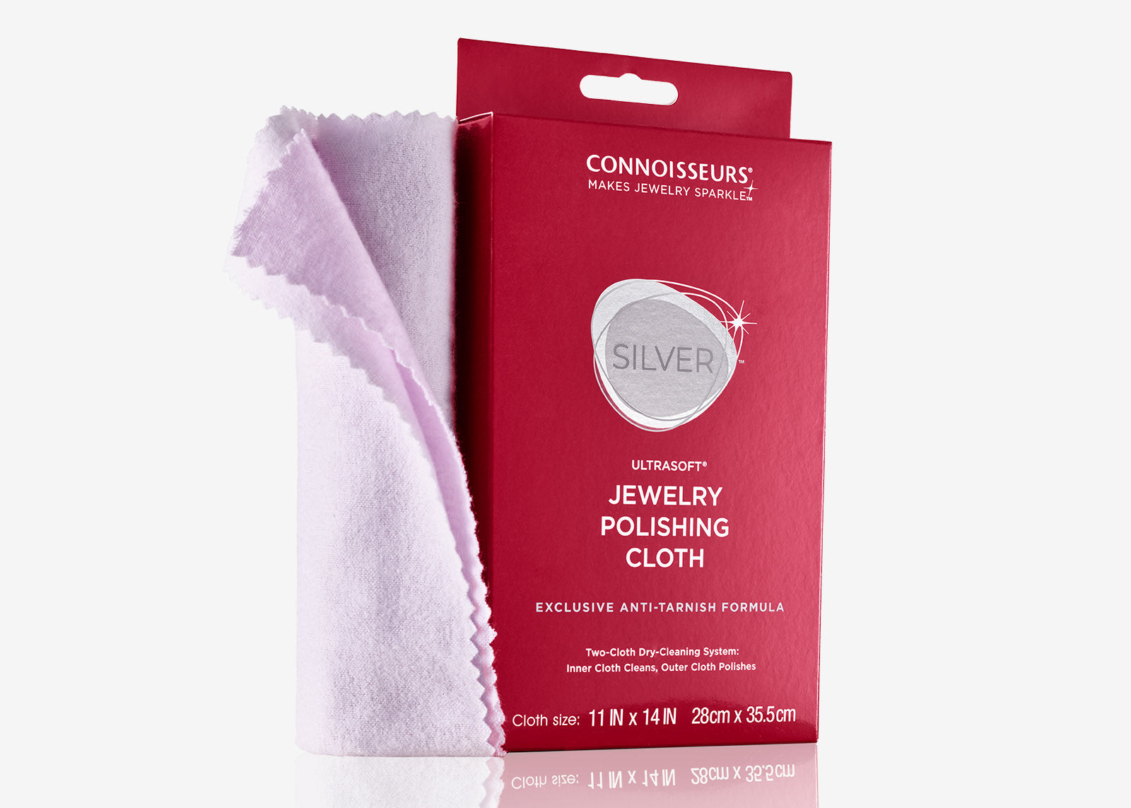 CONNOISSEURS Silver Jewellery Polishing Cloth