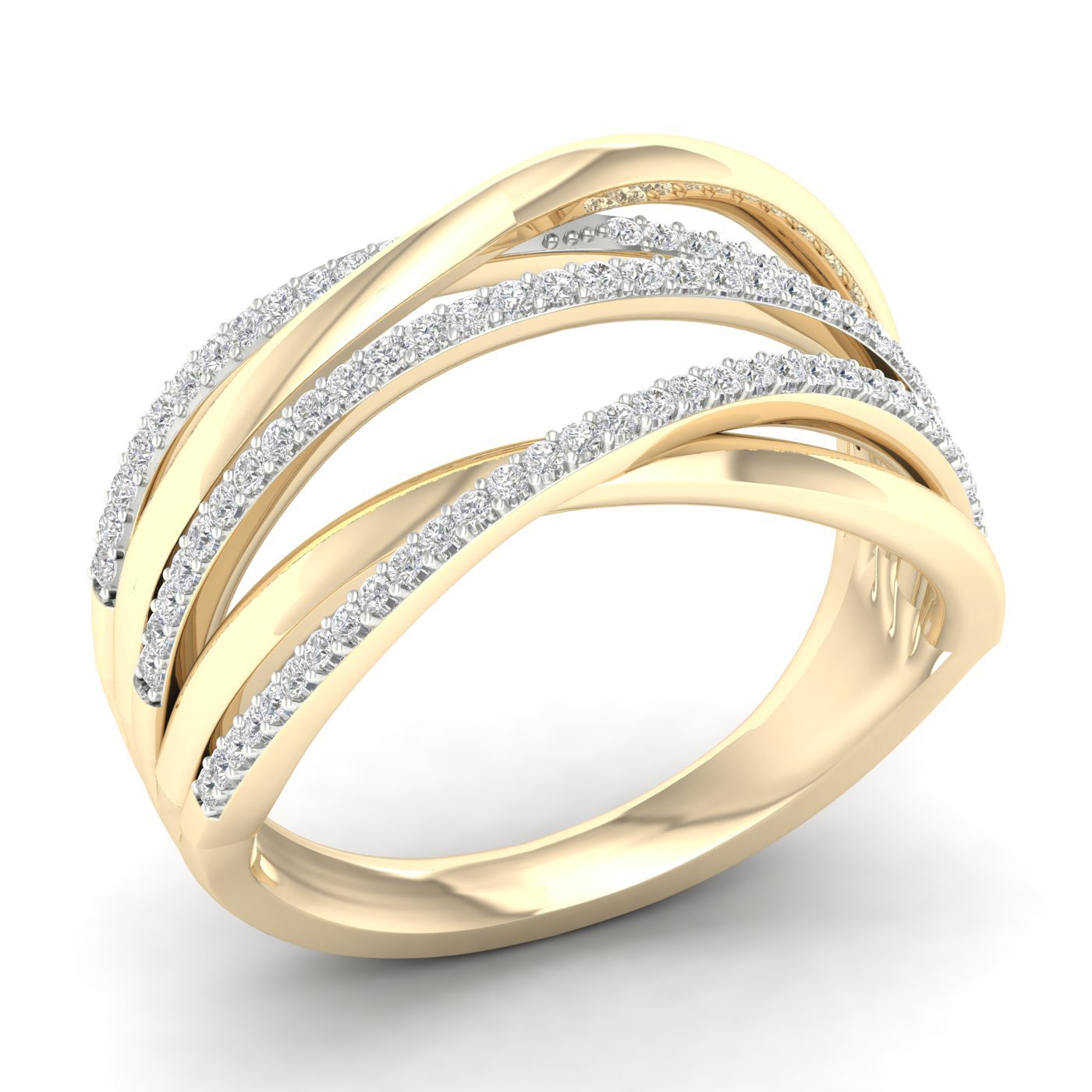 9Ct Gold 0.25Ct Diamond Ring