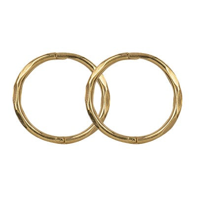 9ct Gold Facet Sleepers