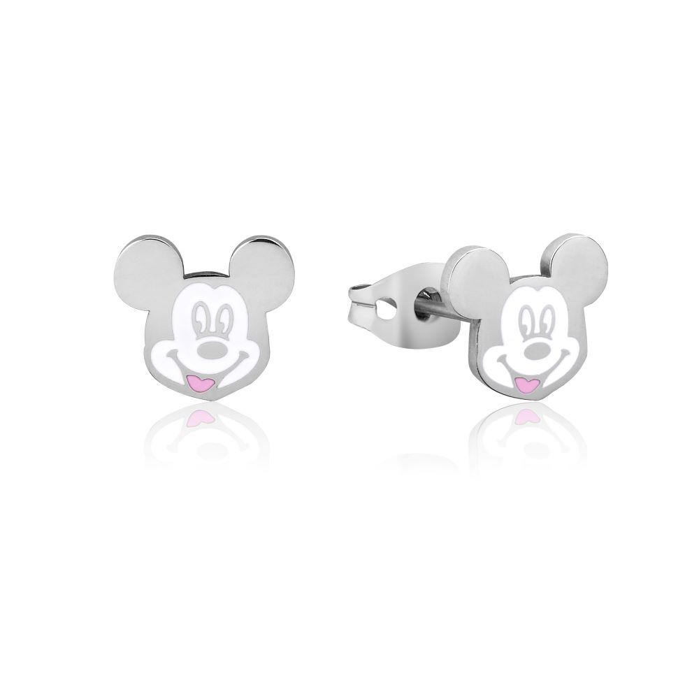 DISNEY Mickey Mouse Enamel Stud Earrings