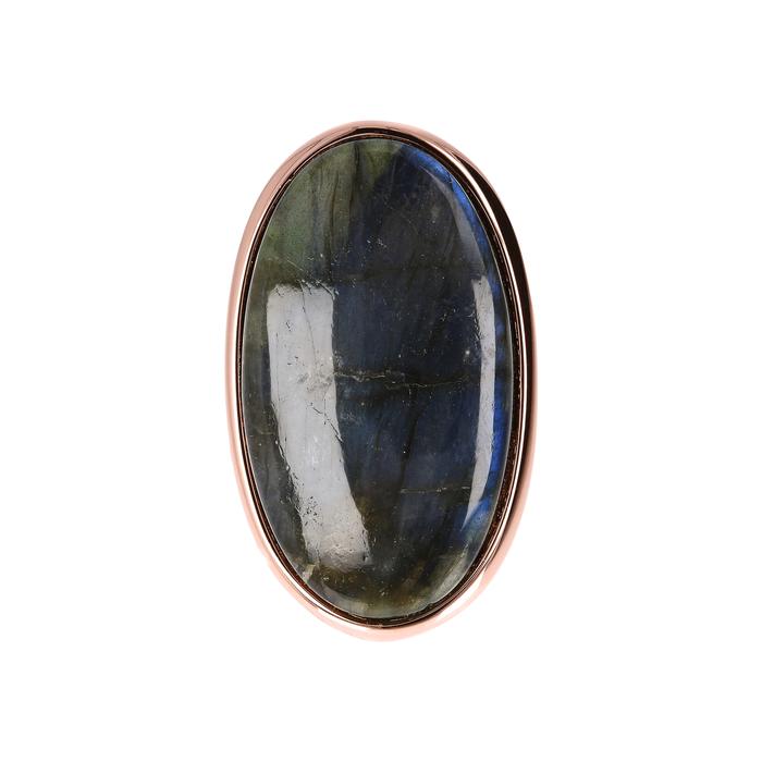 BRONZALLURE Incanto Oval Ring with Labradorite