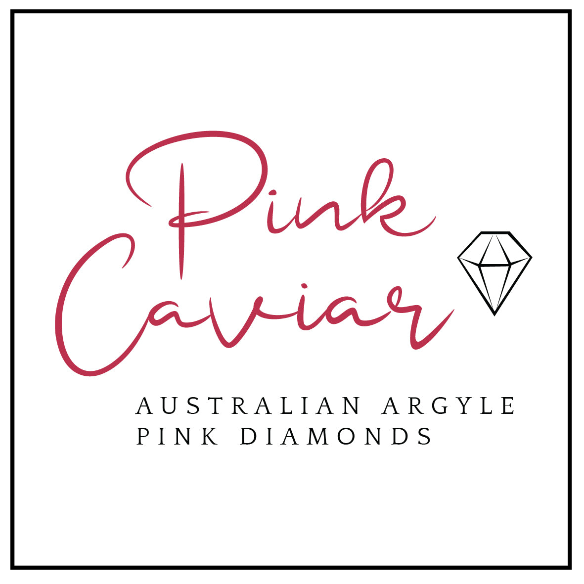 9ct White Gold Diamond Claw/Bead Set Ring, Pink Caviar