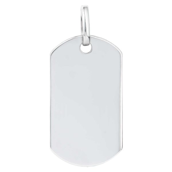Sterling Silver Engraveable ID Tag