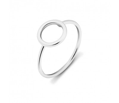 Sterling Silver Circle Cut-out Ring