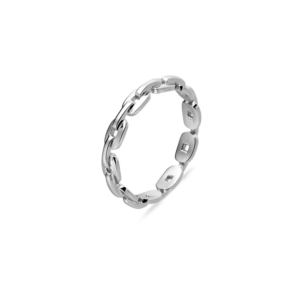 Sterling Silver chain link ring