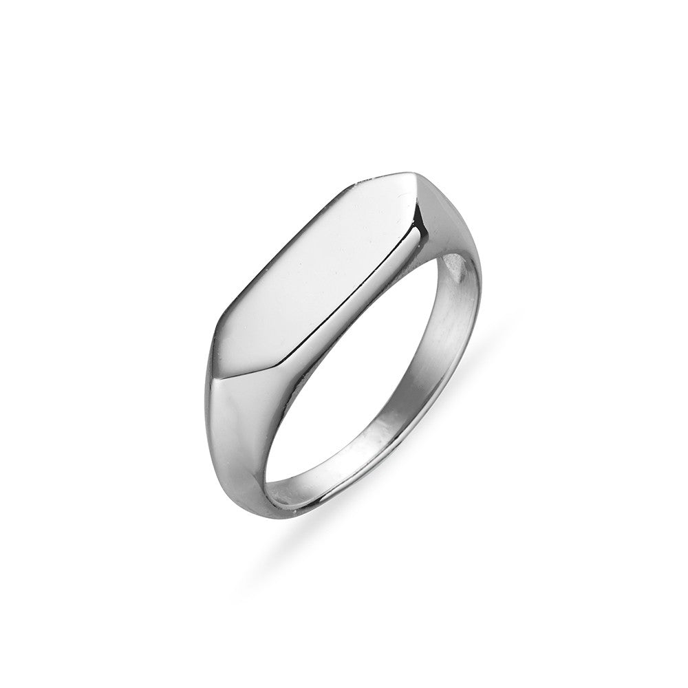 Sterling Silver Flat Ring