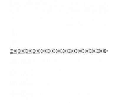 BLAZE stainless steel reversible men's link bracelet (Matte/Polished)