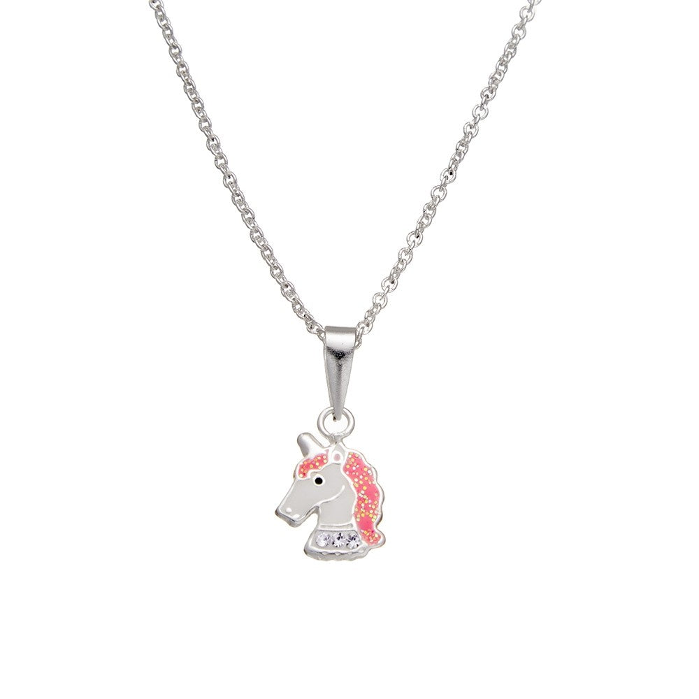 Tiny Treasures sterling silver unicorn necklace